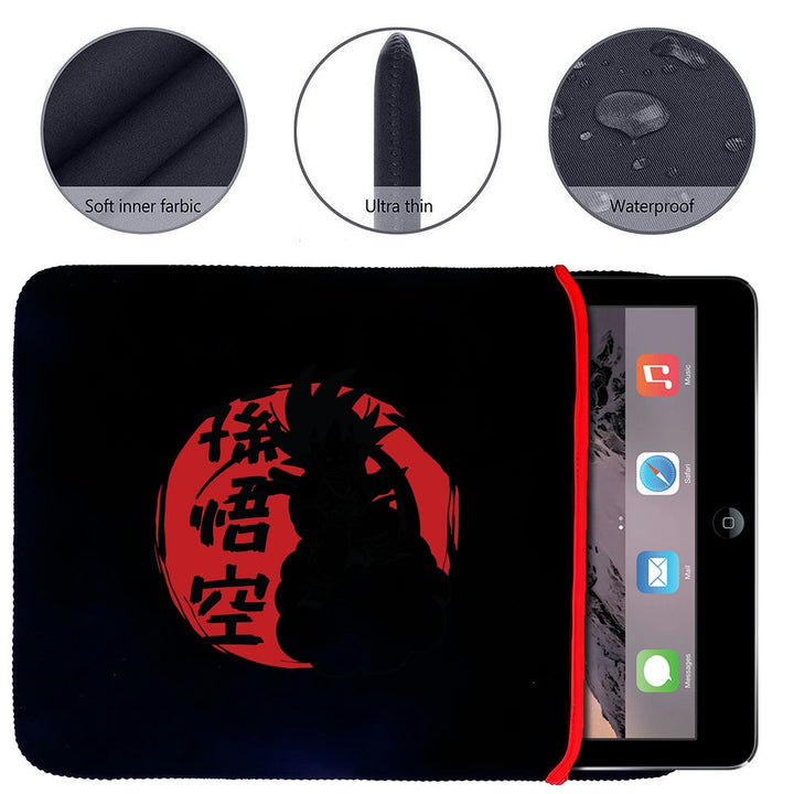 Printed Neoprene Reversible Laptop & Tablet Sleeve - Anime Dragon Ball DS28