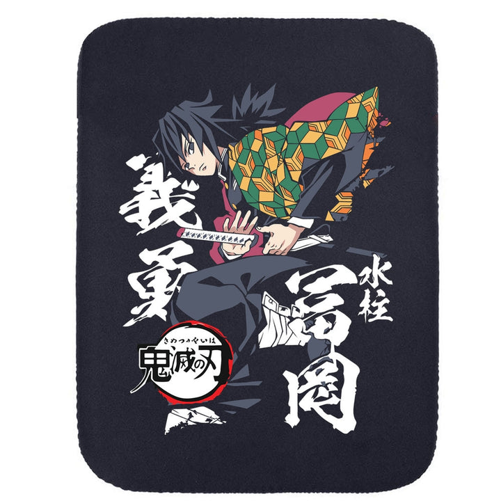 Printed Neoprene Reversible Laptop & Tablet Sleeve - Anime Demon Slayer Kimetsu No Yaiba DS21