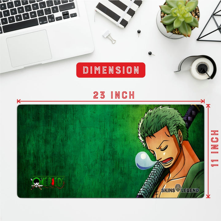 Anti-Slip Desk Mat Gaming Mouse Pad - One Piece Roronoa Zoro RZ13