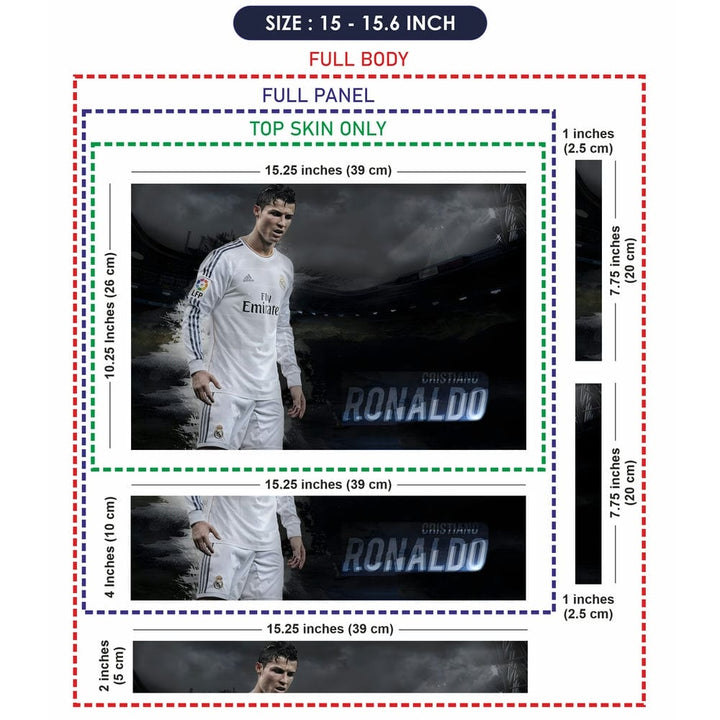 Laptop Skin - Cristiano Ronaldo CR7 DS17