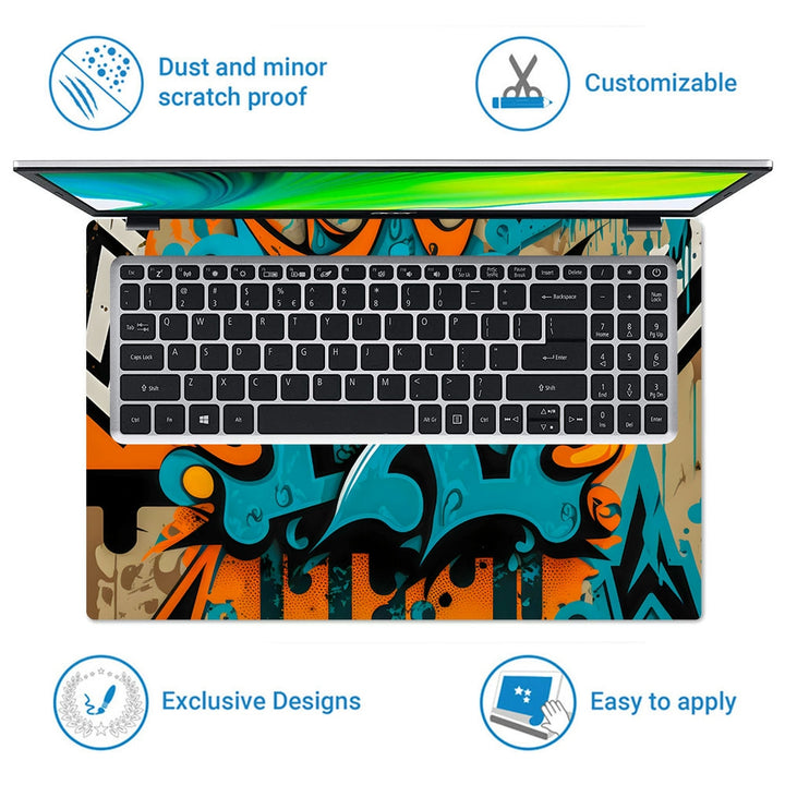 Laptop Skin - Hip Hop Elements