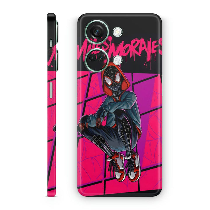 Mobile Skin Wrap - Miles Morales Pink Shaded