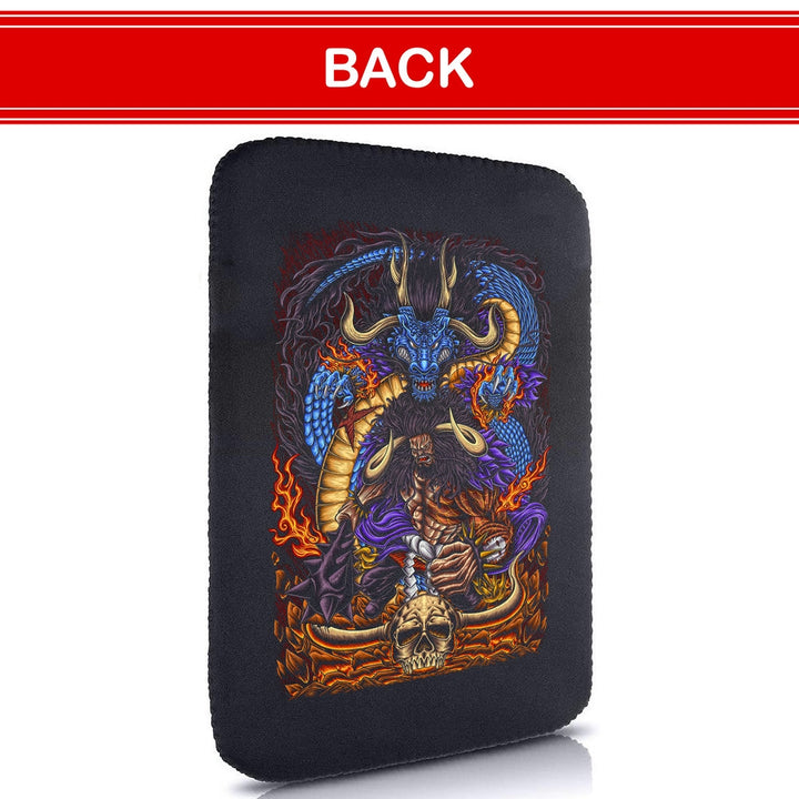 Printed Neoprene Reversible Laptop & Tablet Sleeve - Anime Legendary DS41