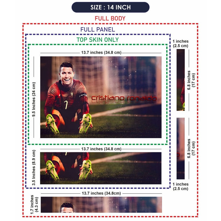 Laptop Skin - Cristiano Ronaldo CR7 DS06