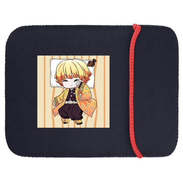 Printed Neoprene Reversible Laptop & Tablet Sleeve - Anime Cojines Demon Slayer Pillow DS06