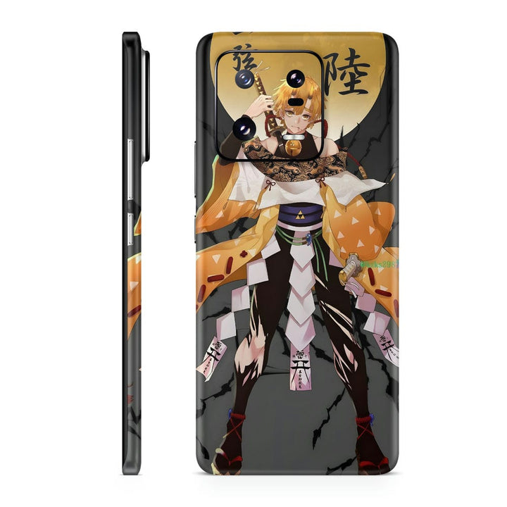 Mobile Skin Wrap - Anime Demon Slayer Sword Design