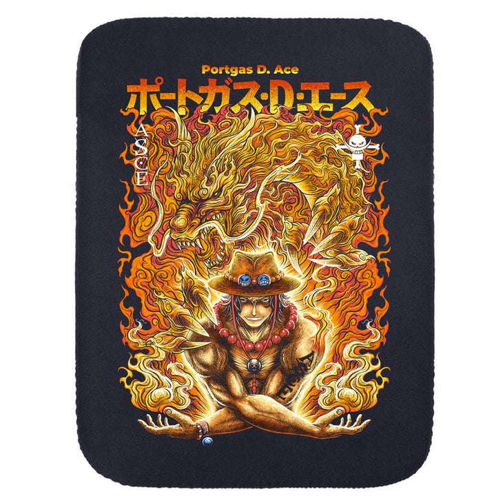 Printed Neoprene Reversible Laptop & Tablet Sleeve - Anime Legendary DS23