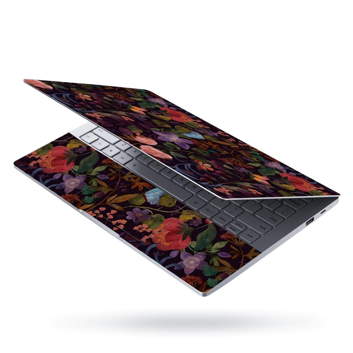 Laptop Skin - Dark Shaded Floral