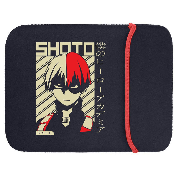 Printed Neoprene Reversible Laptop & Tablet Sleeve - Anime My Hero Academia DS08