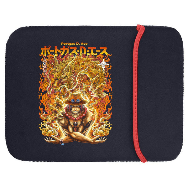 Printed Neoprene Reversible Laptop & Tablet Sleeve - Anime Legendary DS23