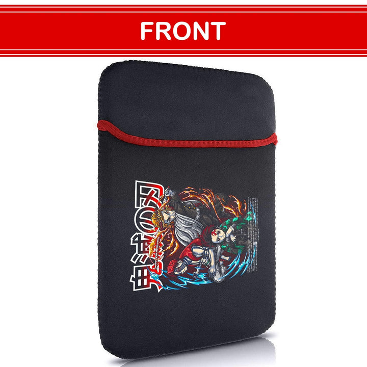 Printed Neoprene Reversible Laptop & Tablet Sleeve - Anime Legendary DS59