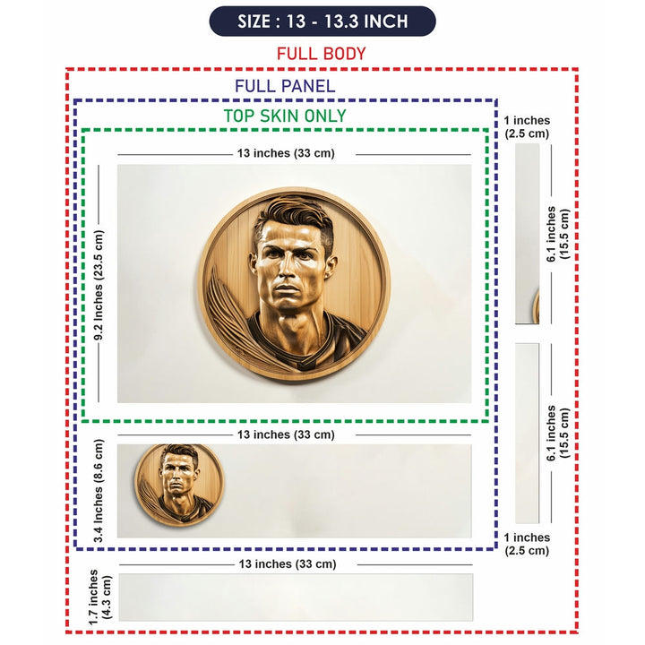 Laptop Skin - Cristiano Ronaldo Cr7 Image