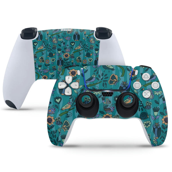 PS5 Controller Skin - Owl Floral