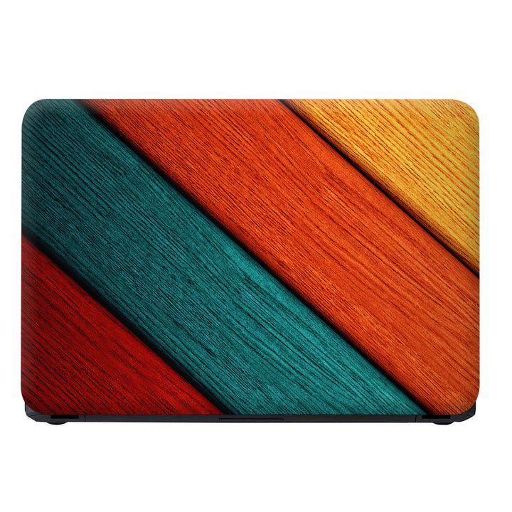 Laptop Skin - Colorful Wood Pattern Abstract