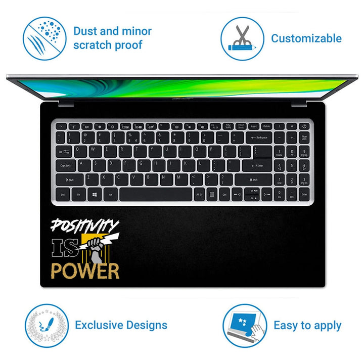 Laptop Skin - Positivity Is Power