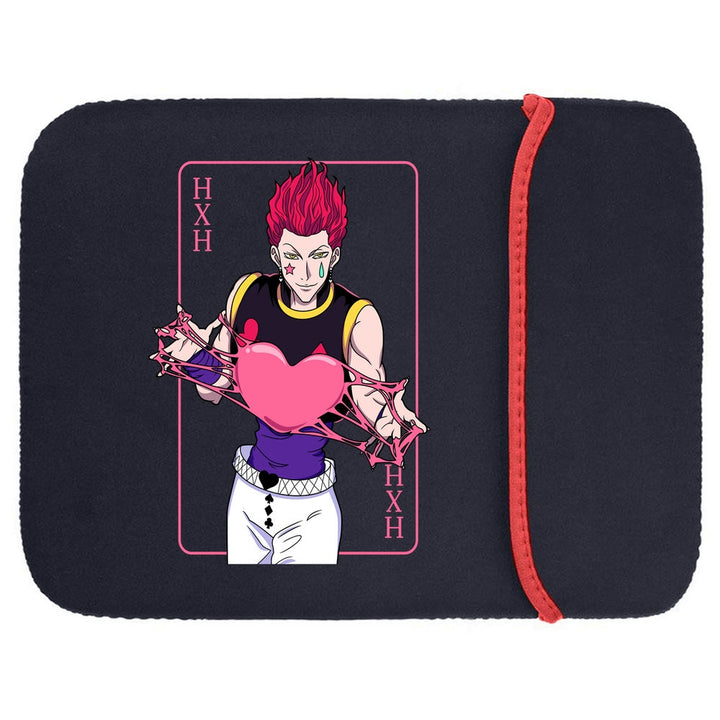 Printed Neoprene Reversible Laptop & Tablet Sleeve - Anime Hisoka