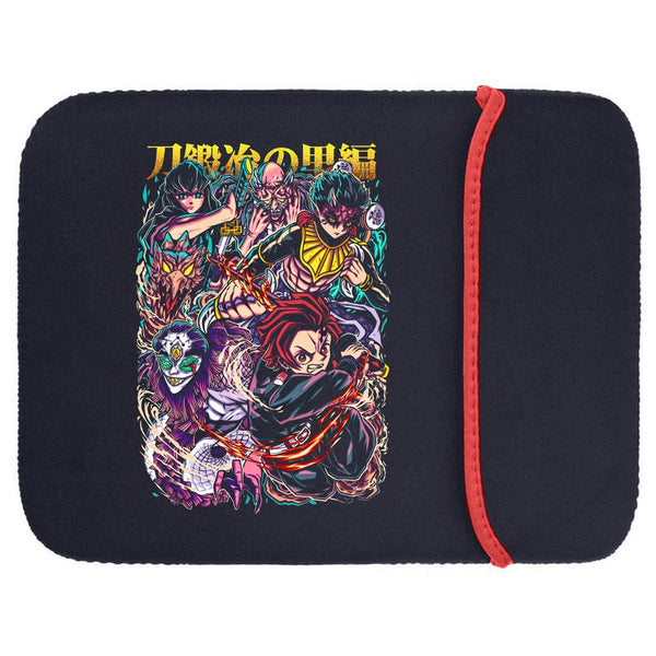 Printed Neoprene Reversible Laptop & Tablet Sleeve - Anime Legendary DS53