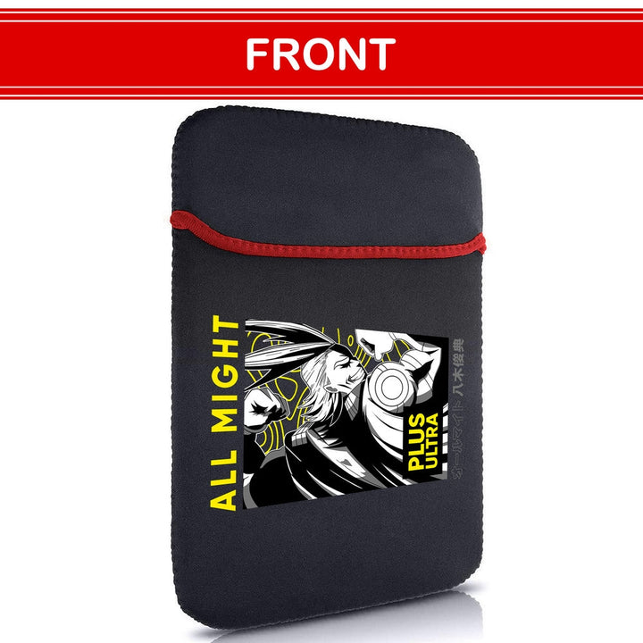 Printed Neoprene Reversible Laptop & Tablet Sleeve - Anime My Hero Academia DS11