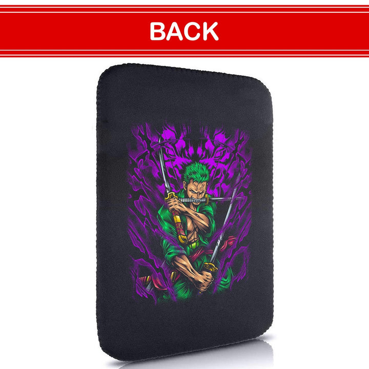 Printed Neoprene Reversible Laptop & Tablet Sleeve - Anime Legendary DS73