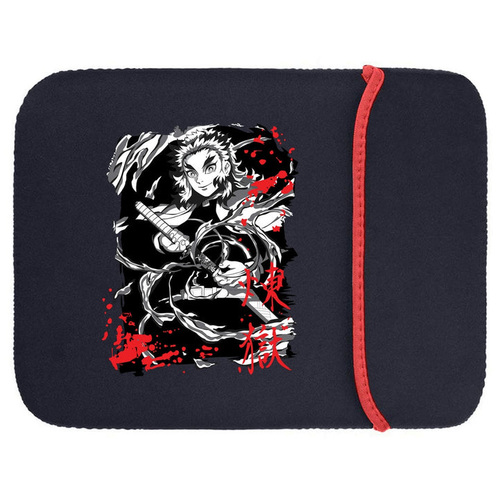 Printed Neoprene Reversible Laptop & Tablet Sleeve - Anime Demon Slayer Kimetsu No Yaiba DS18