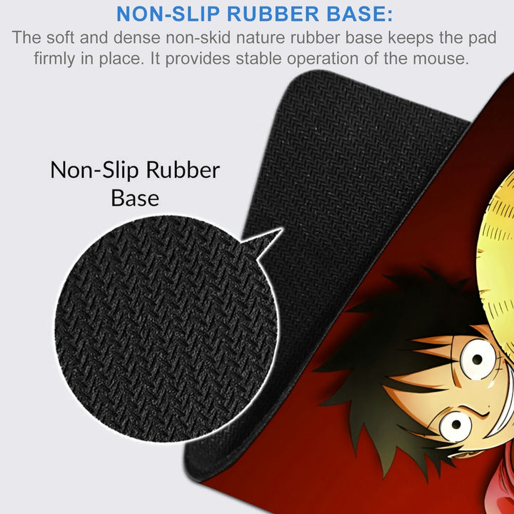 Anti-Slip Desk Mat Gaming Mouse Pad - One Piece Monkey D Luffy MDL12