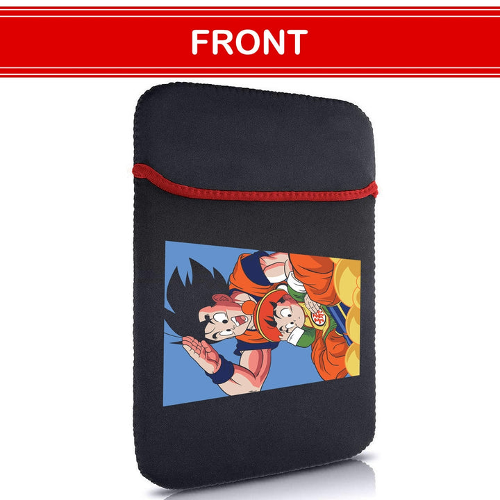 Printed Neoprene Reversible Laptop & Tablet Sleeve - Anime Dragon Ball DS02