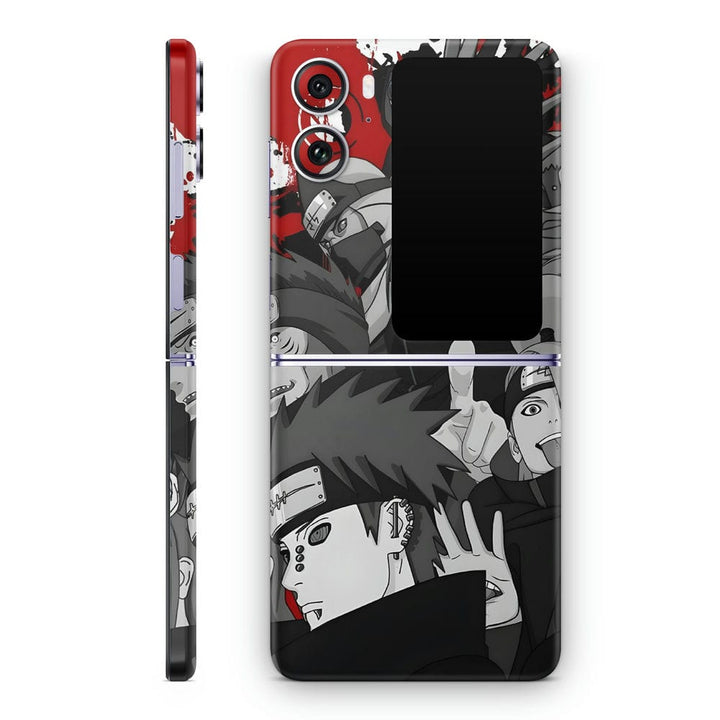 Mobile Skin Wrap - Anime Akatsuki Black Red Design