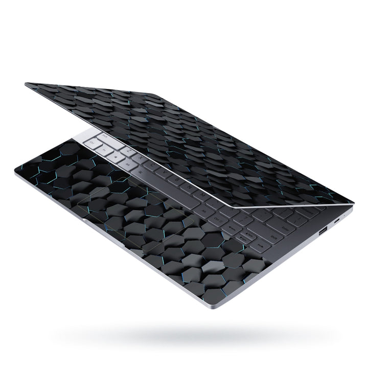 Laptop Skin - Abstract Background With Black Randomly