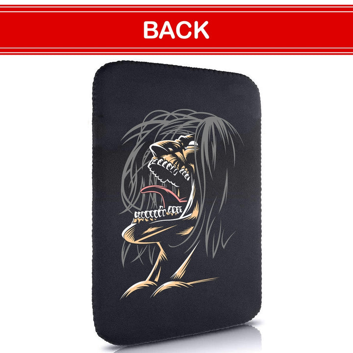 Printed Neoprene Reversible Laptop & Tablet Sleeve - Anime Attack on Titan DS23