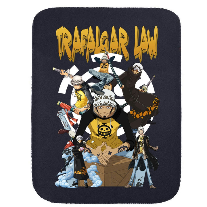 Printed Neoprene Reversible Laptop & Tablet Sleeve - One Piece Trafalgar Law DS2