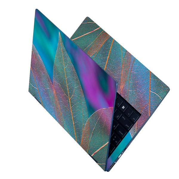 Laptop Skin - Transparent Vivid Autumn Leaves