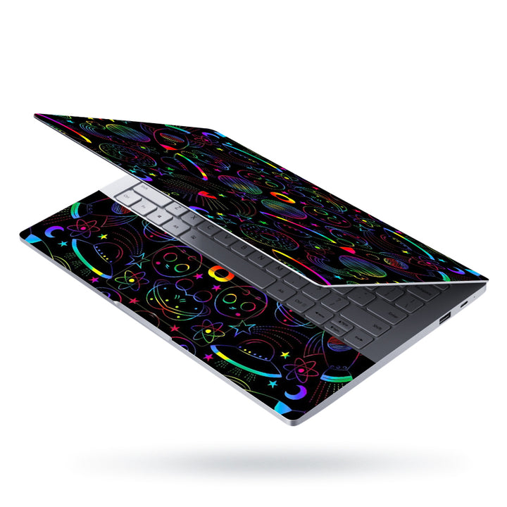 Laptop Skin - Neon Space Planet