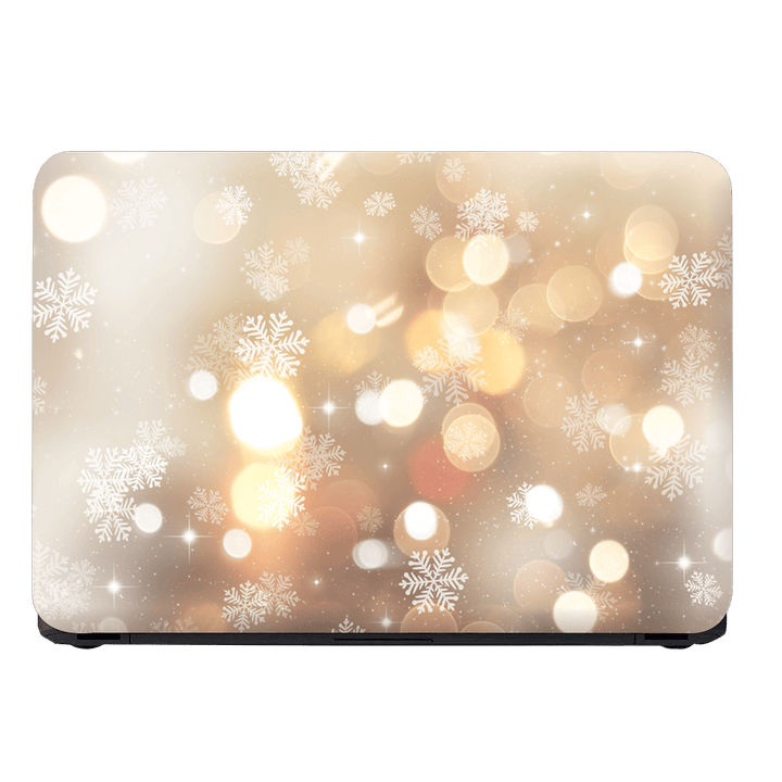 Laptop Skin - Snowflakes and Bright Lights