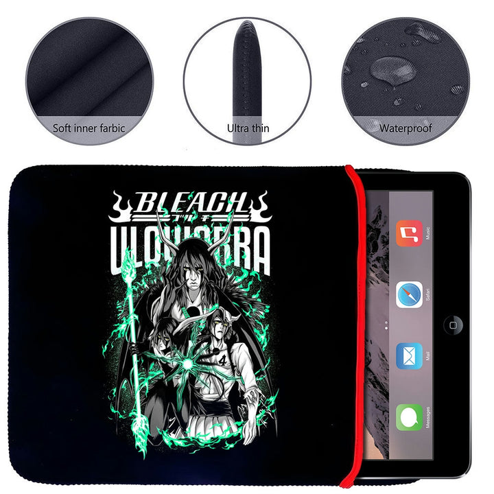 Printed Neoprene Reversible Laptop & Tablet Sleeve - Anime Legendary DS43