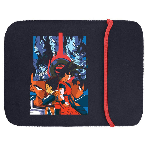 Printed Neoprene Reversible Laptop & Tablet Sleeve - Anime Dragon Ball DS04