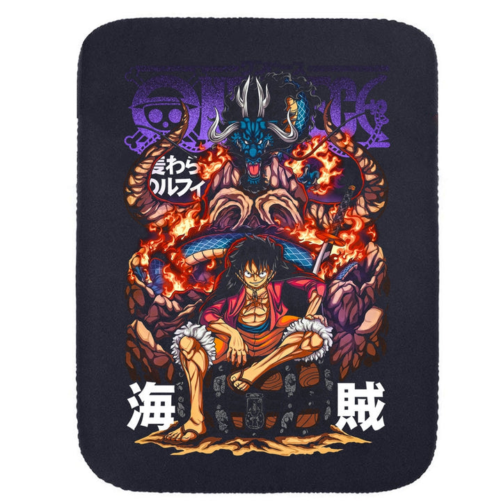 Printed Neoprene Reversible Laptop & Tablet Sleeve - Anime Legendary DS20