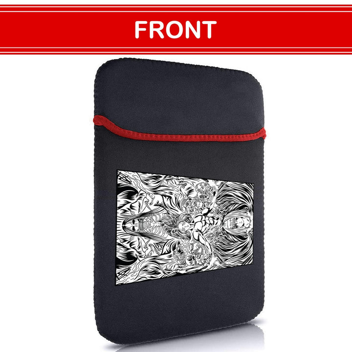 Printed Neoprene Reversible Laptop & Tablet Sleeve - Anime Attack on Titan DS07