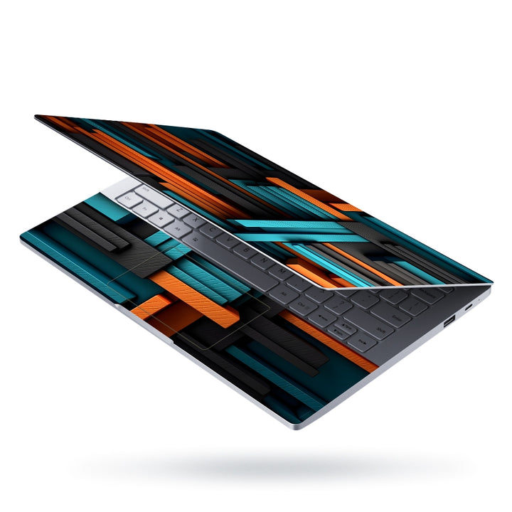 Laptop Skin - Abstract 3D Bar Line Background