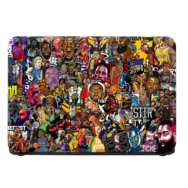 Laptop Skin - Basketball NBA Sticker Bomb DS2