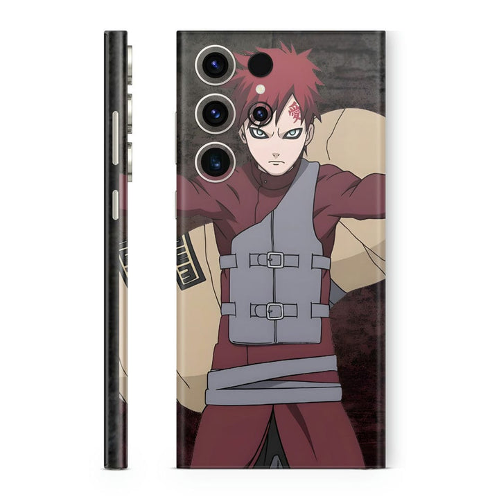 Mobile Skin Wrap - Anime Gaara Fighting Position