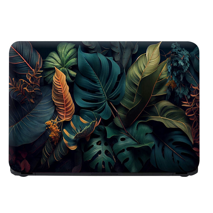 Laptop Skin - Leaf Pattern Illustration Plant Backdrop