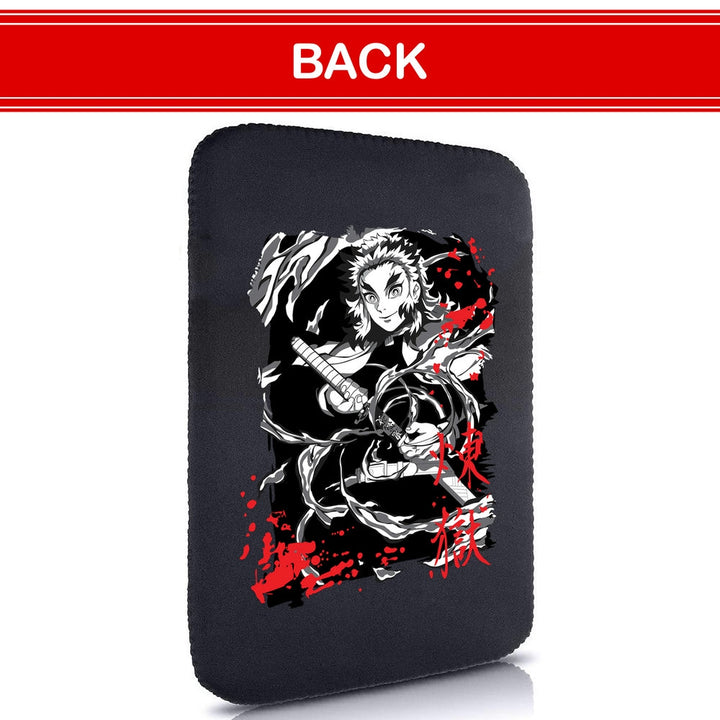 Printed Neoprene Reversible Laptop & Tablet Sleeve - Anime Demon Slayer Kimetsu No Yaiba DS18