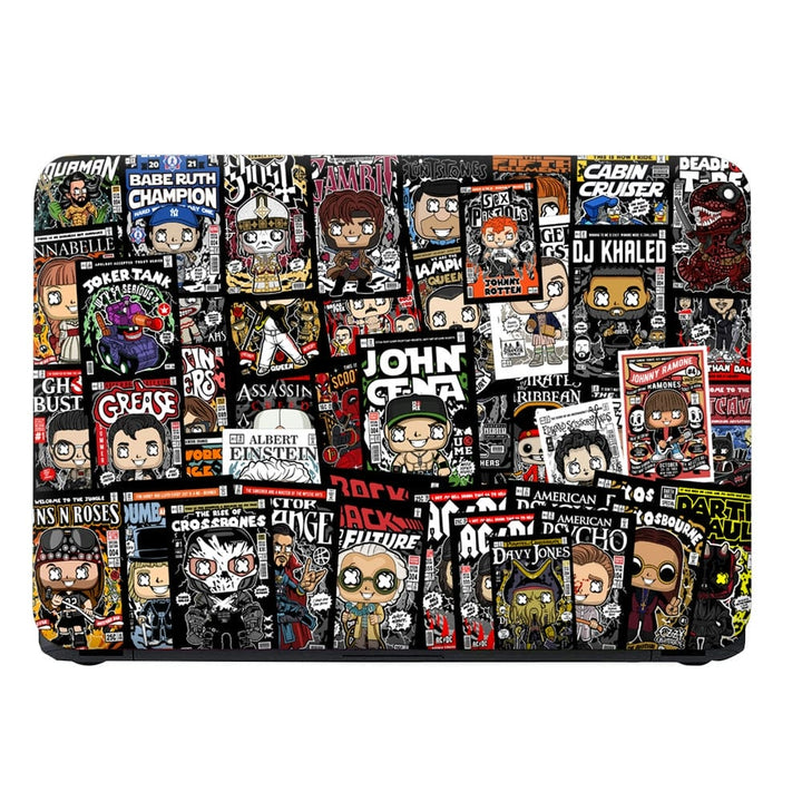 Laptop Skin - Pop Culture Sticker Bomb DS1