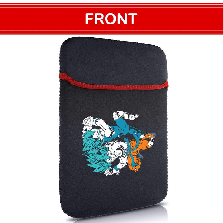 Printed Neoprene Reversible Laptop & Tablet Sleeve - Anime Dragon Ball DS07