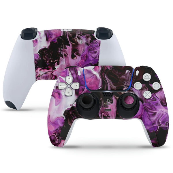 PS5 Controller Skin - Purple Shade Marble Series