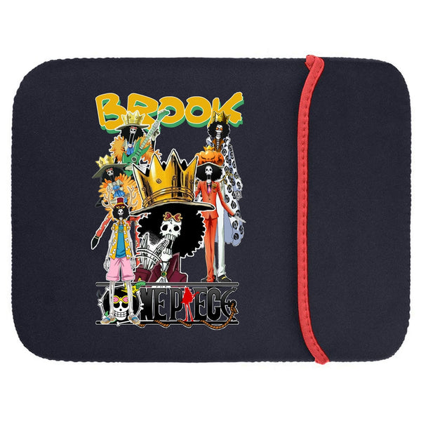 Printed Neoprene Reversible Laptop & Tablet Sleeve - One Piece Brook DS2