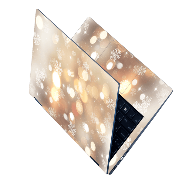 Laptop Skin - Snowflakes and Bright Lights