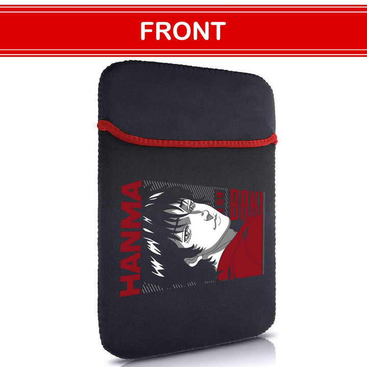 Printed Neoprene Reversible Laptop & Tablet Sleeve - Anime Legendary DS87