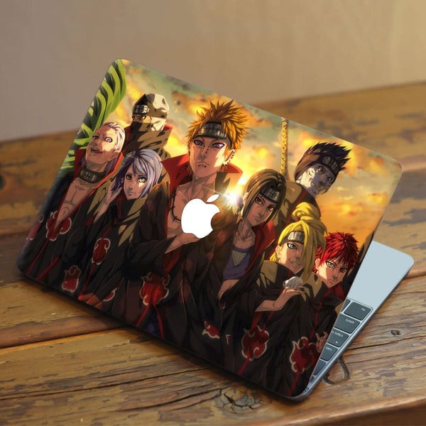 Laptop Skin for Apple MacBook - Akatsuki Organization Anime