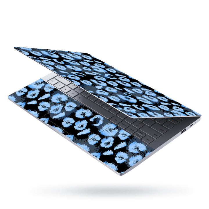 Laptop Skin - Blue Black Tiger Art